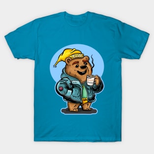 Morning Coffee Bear T-Shirt